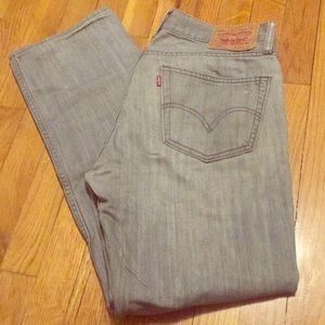 Levi’s 505 Straight Fit Gray Jeans 31x32